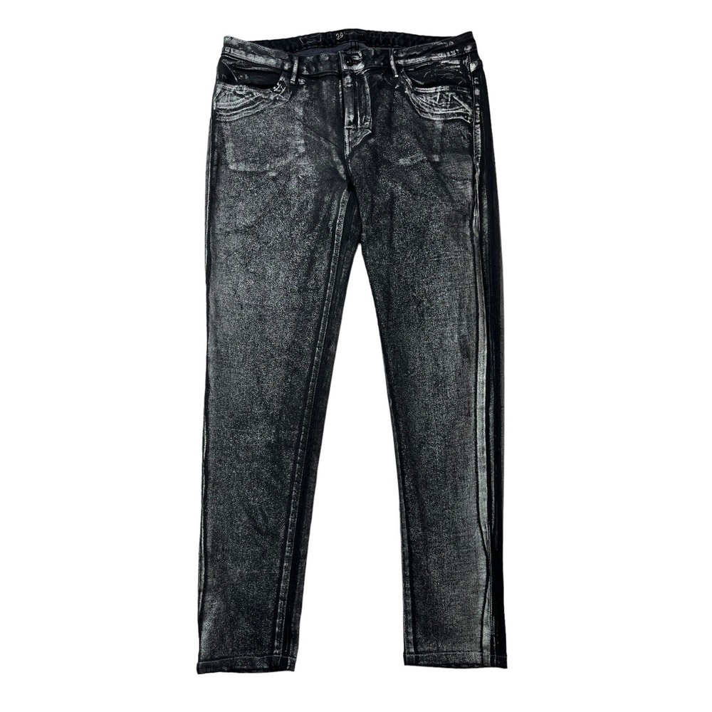 Levi's Womens Size 29 Denim Black/Silver Wash Legging/Jegging Black‎ Label 29x26